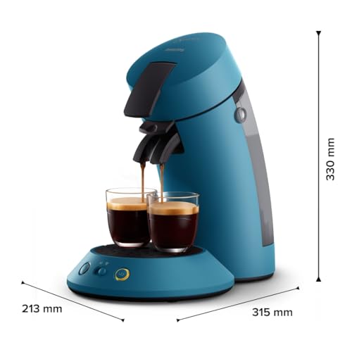 Machine à café à dosettes Bleu Paon – Modèle CSA210/00
