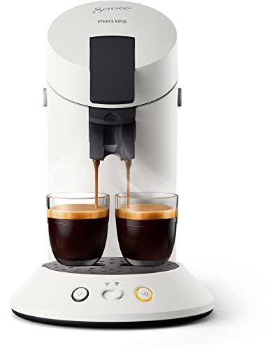 Machine à café à dosettes Blanche Mat – Modèle CSA210/11