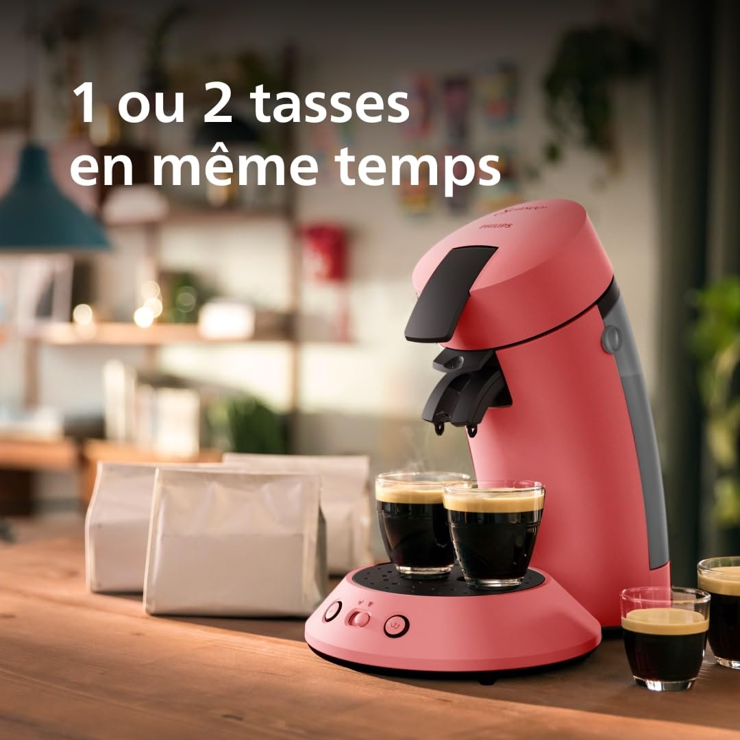Machine à café à dosettes Rouge Tendre – Modèle CSA210/35