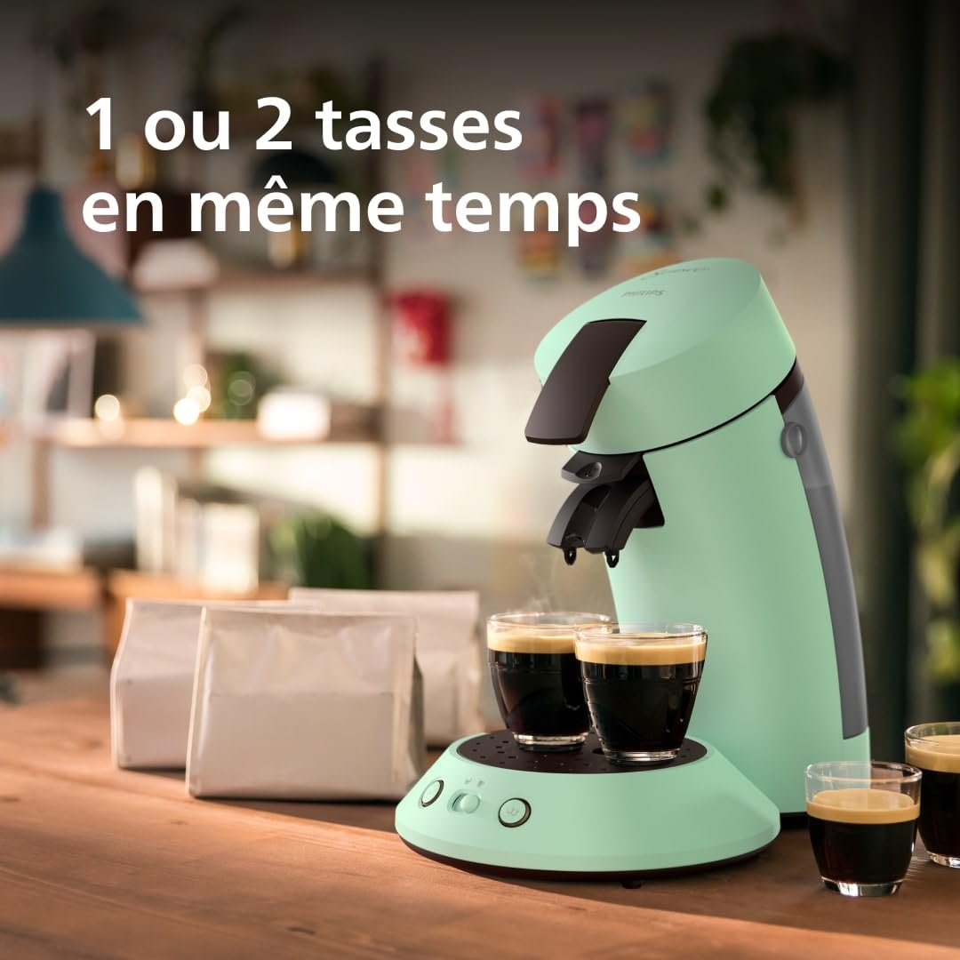 Machine à café à dosettes Vert Désert – Modèle CSA210/80