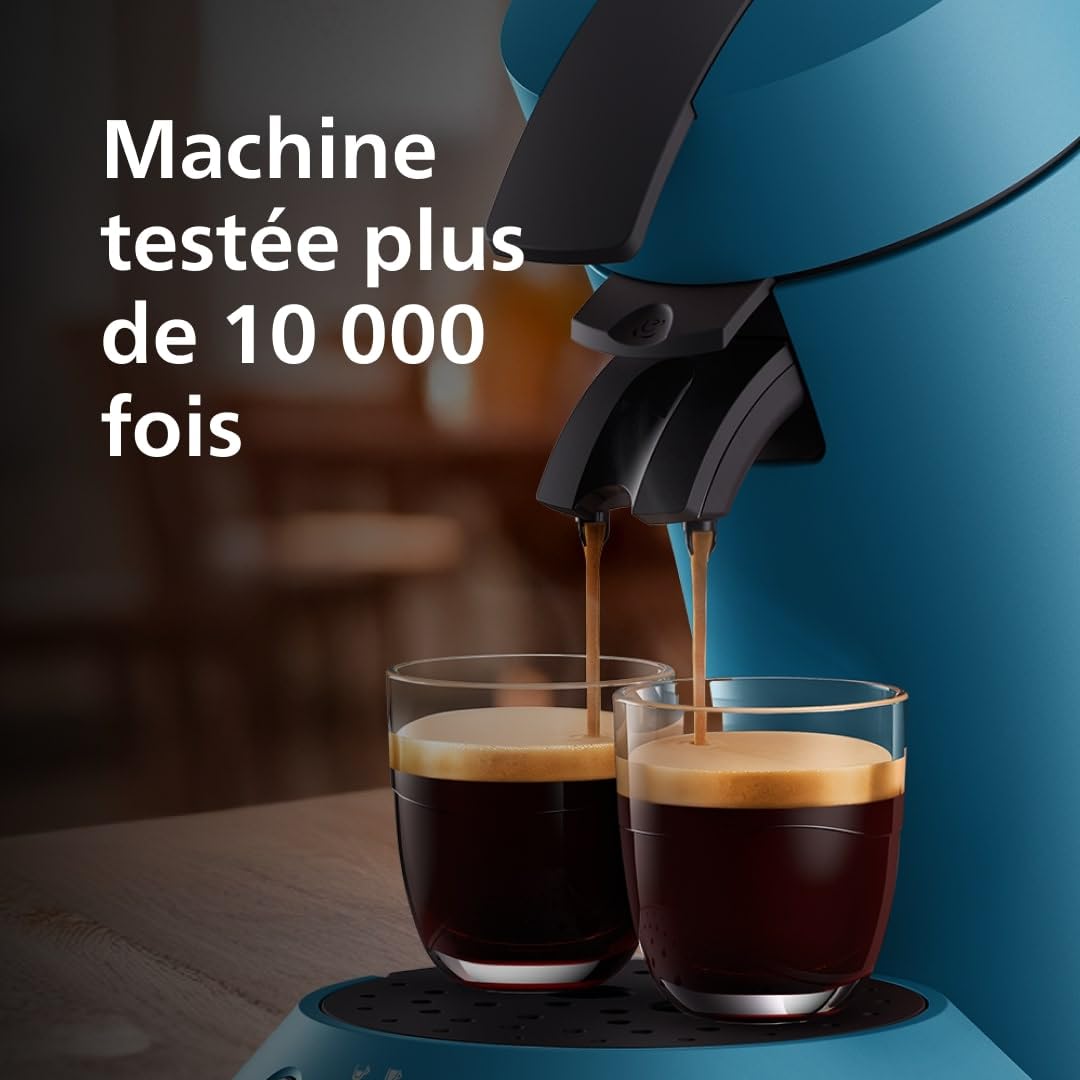 Machine à café à dosettes Bleu Paon – Modèle CSA210/00