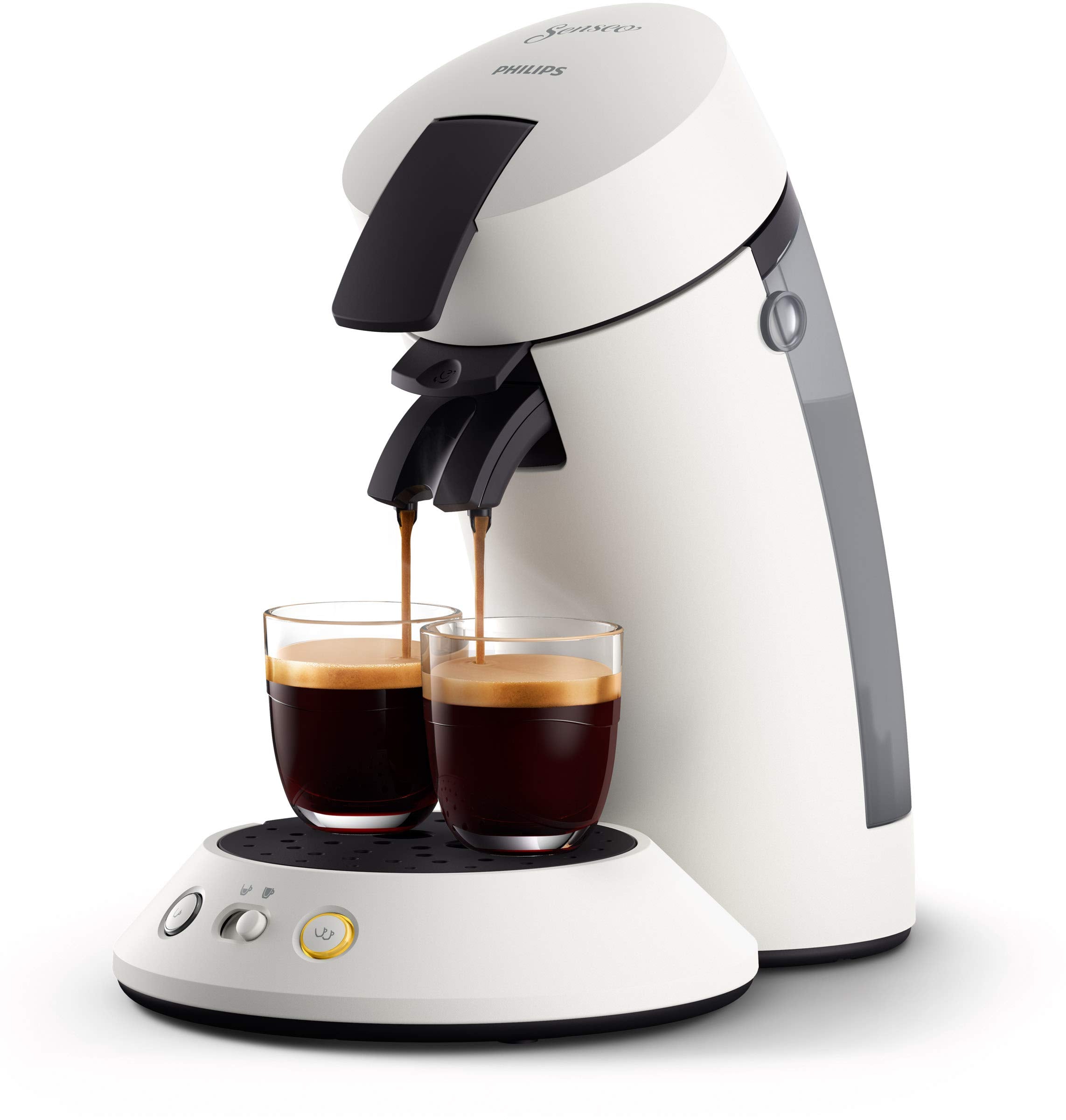 Machine à café à dosettes Blanche Mat – Modèle CSA210/11
