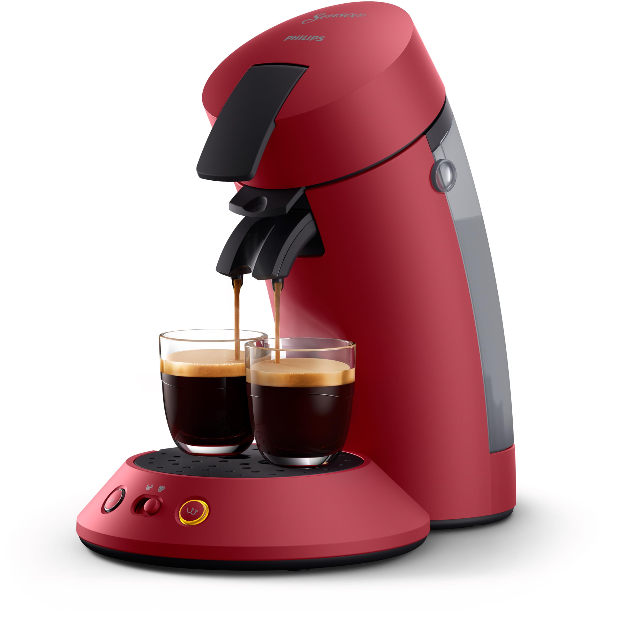 Machine à café à dosettes Rouge Personnalisable – Modèle CSA210/91